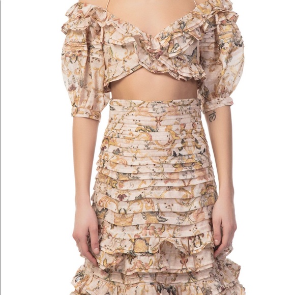 Zimmermann Painted Heart ruffled top Size 1/Small - Picture 10 of 15